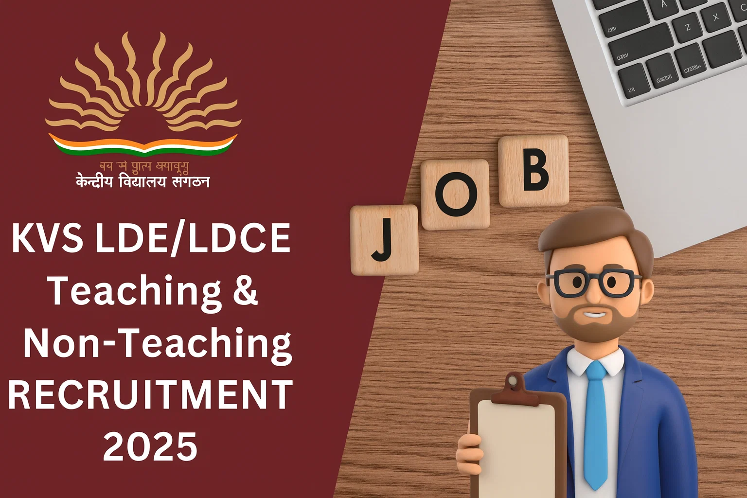 KVS LDE/LDCE Teaching & Non-Teaching Recruitment 2025
