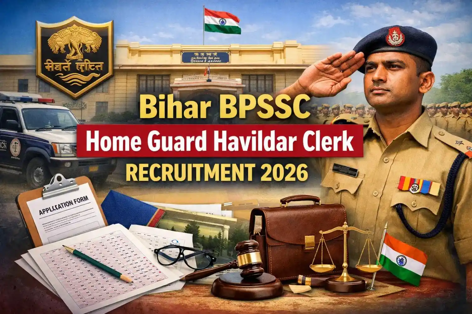 Bihar BPSSC Home Guard Havildar Clerk Recruitment 2026