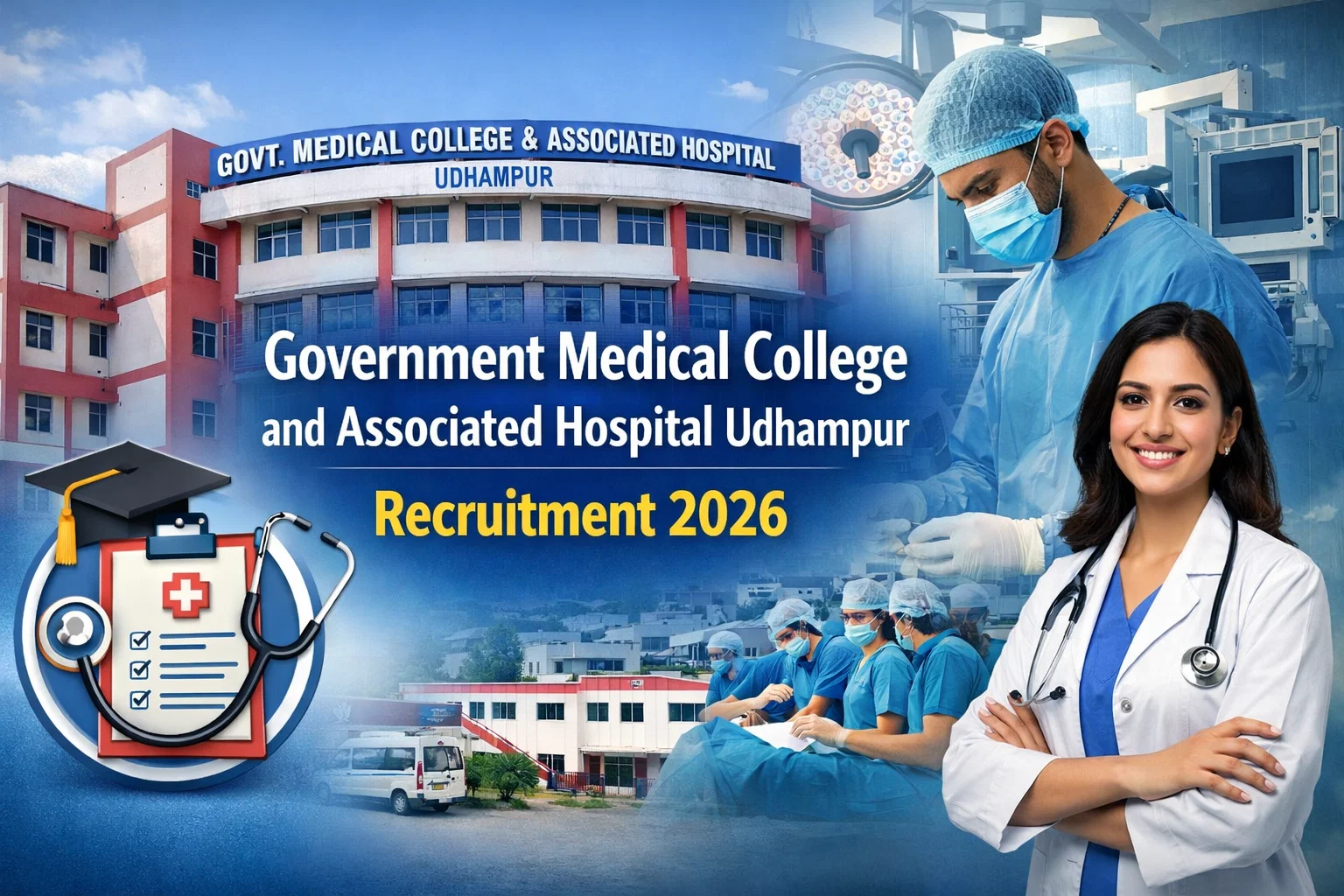 Government Medical College and Associated Hospital Udhampur Recruitment 2026