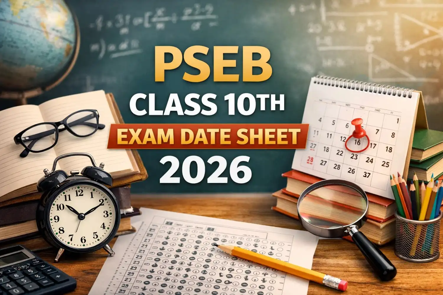 PSEB Class 10th Exam Date Sheet 2026
