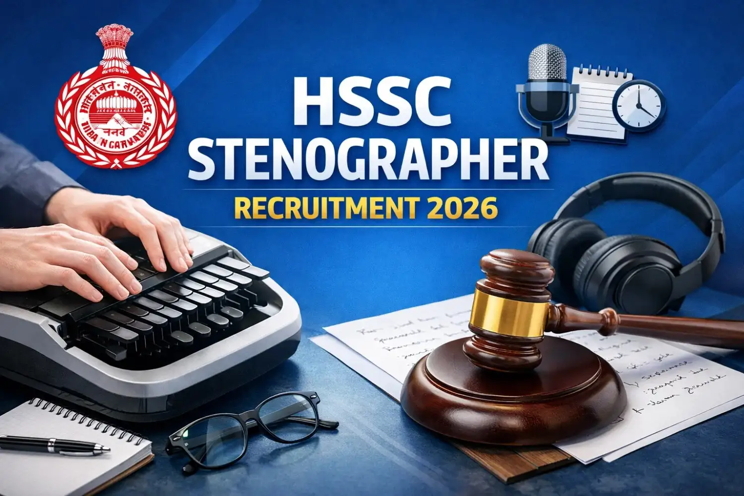 HSSC Stenographer Recruitment 2026